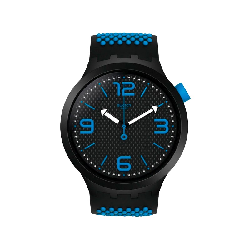 RELOJ SWATCH HOMBRE BIGBOLD SO27B101 BLUE - Relojes Swatch por LatinWatch